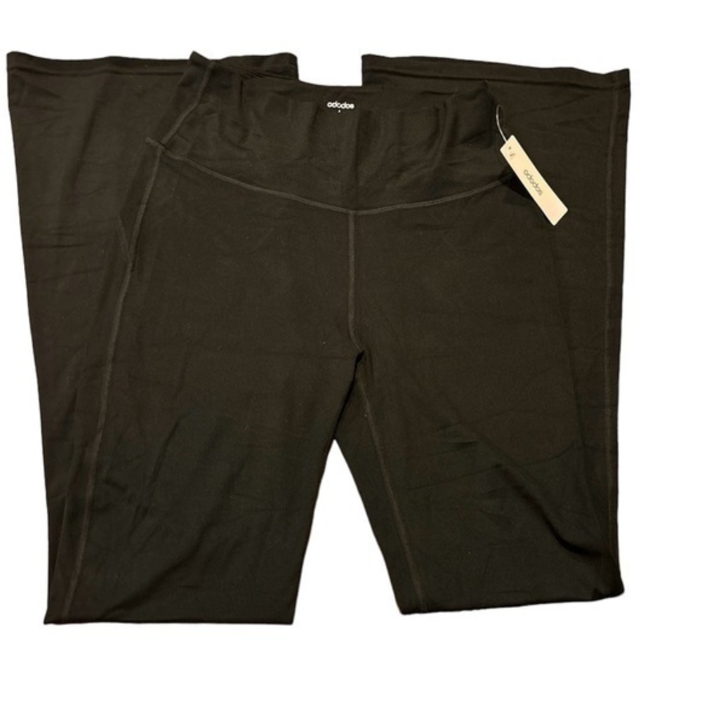 Ododos Women's High Waist Black Leggings - Large